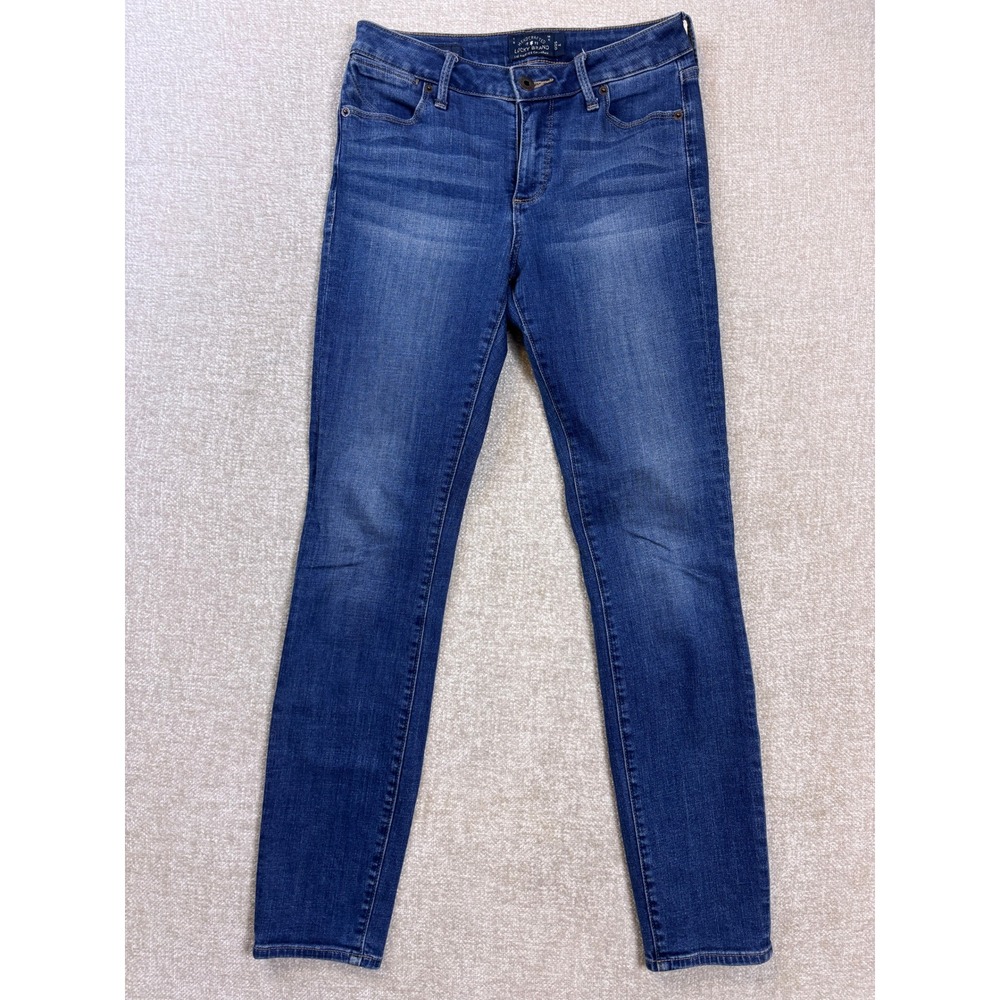 Lucky Brand Hayden Skinny Jeans Womens 0/25 Medium Wash Mid Rise Denim